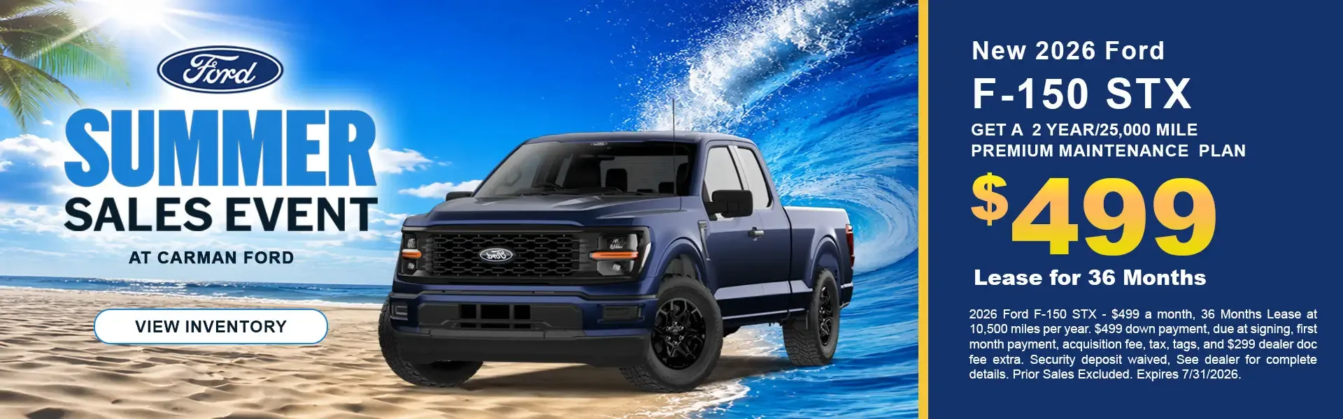 New 2026 Ford F-150 Special
